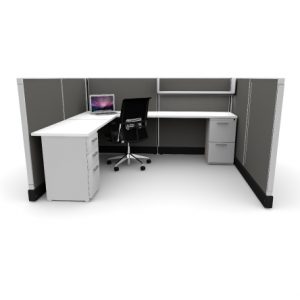 6x8 Cubicle with 53" high panels - Image 1