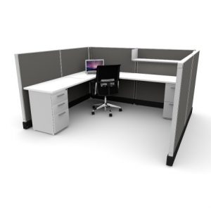 6x8 Cubicle with 53" high panels - Image 2