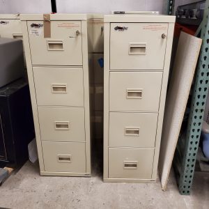 FIREPROOF 4 drawer Vertical file - Image 1