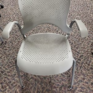 Herman Miller Caper Stack Chair with arms - Image 1