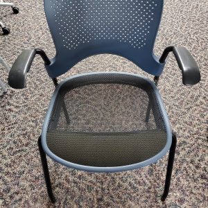 Herman Miller Caper Stack Chair with arms - Image 1