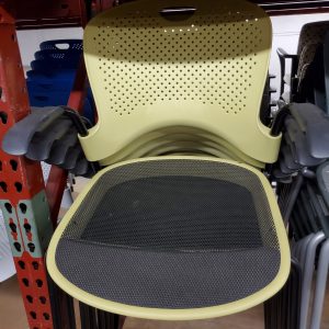 Herman Miller Caper Stack Chair with ARMS and CASTERS - Image 1