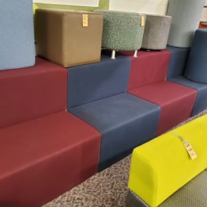 Soft Sided Lobby Seating - BLUE - Image 1