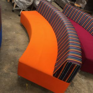 Curved Sofa by Davis - Image 1