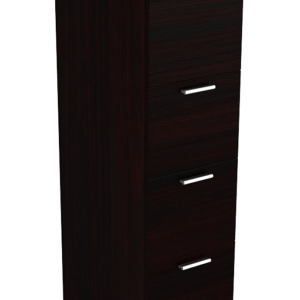 4 Drawer Vertical File - Espresso - Image 1