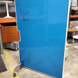 Markerboard 4 foot by 8 foot with Blue Writing Surface - Image 1