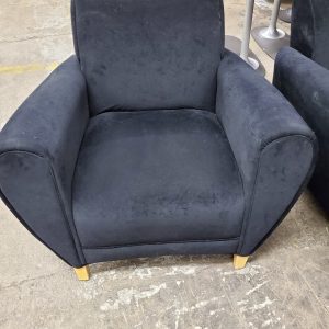 Guest Club Lounge Chair Black - Image 1