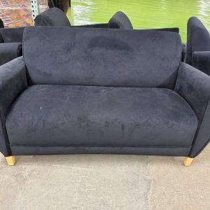 Sofa 2 seat Black - Image 1