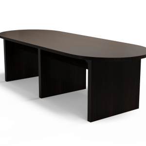 12 foot Racetrack Conference Table Espresso - Image 1