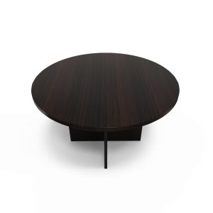 48 inch Round Table Espresso - Image 1