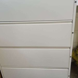 4 Drawer Lateral File White - Image 1