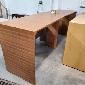 10' foot Wood High Top Table - Image 1