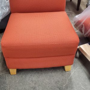 Armless Upholstered Guest Chair - Image 1