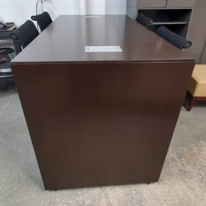 Wood Conference Table with waterfall edge - Image 1