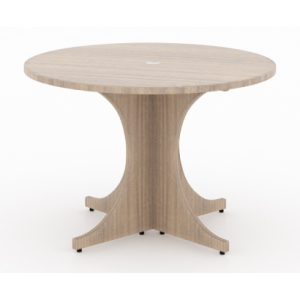 36-round-laminate-conference-table-Noce - Image 1