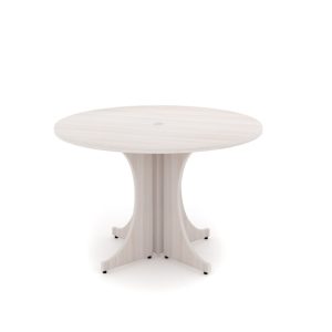 48-round-laminate-conference-table-Blanc-de-gri - Image 1