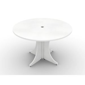 48-round-laminate-conference-table-Blanc-de-gri - Image 1