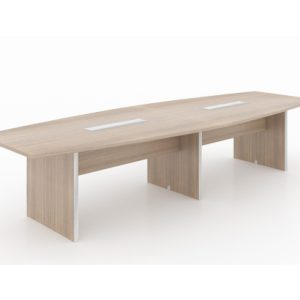 Potenza 12' Boat Shaped Conference Table