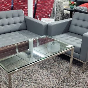 SERENO GLASS TOP  COFFEE TABLE