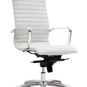 Zetti High Back with Fixed arms White - Image 1
