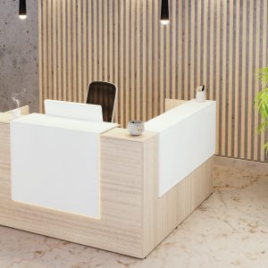 POTENZA "L" Shaped Reception w/Transactional Top & Front Overlay - Image 1