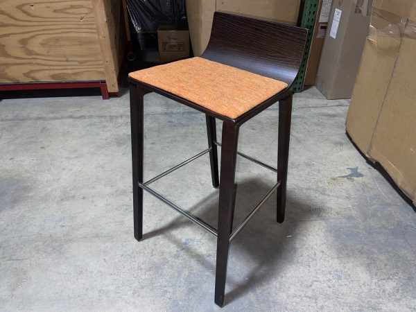 Stool orange seat