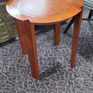 Round Wood Side Table