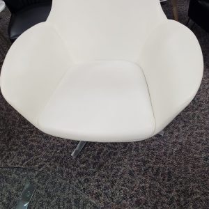 Coalesse White Swivel Lounge