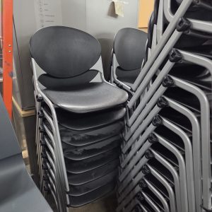 Stack Chairs Armless with ganging clips