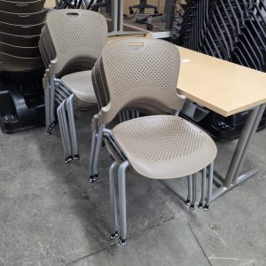 Caper Stack Armless with Silver Frame