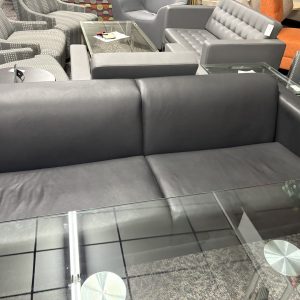 Black 2 Seat Sofa 73w