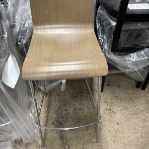 Bar Height Stool with Chrome frame