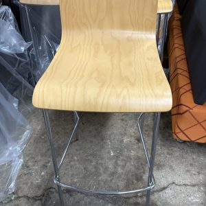 Maple Plywood Bar Height Stool