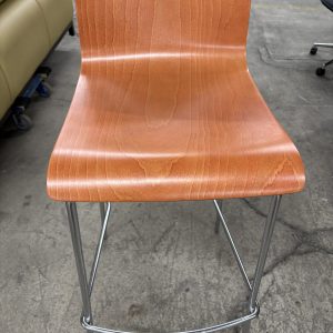 Bar Height Stool with short back